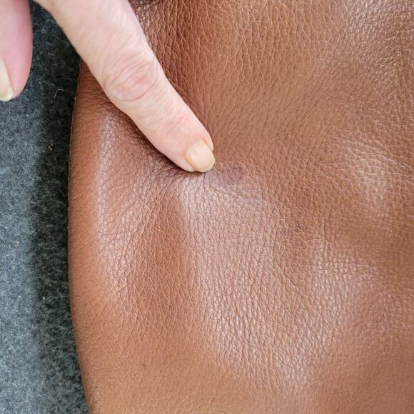 Michael Kors Brown Pebbled Leather Shoulder Bag Hobo Tote - Picture 6 of 12